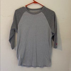 Three quarter sleeve shirt